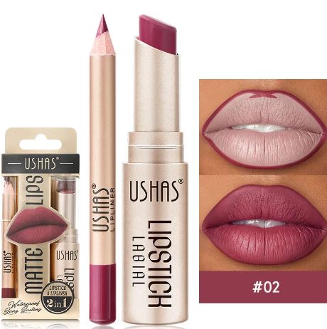 Lápiz Labial Mate Impermeable y Sin Manchas en Tono Nude
