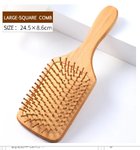 Cepillo para el Cabello de Bambú Puro