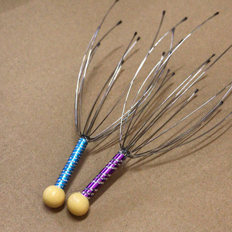 Masajeador «Octopus Head» para aliviar el cuero cabelludo y la espalda